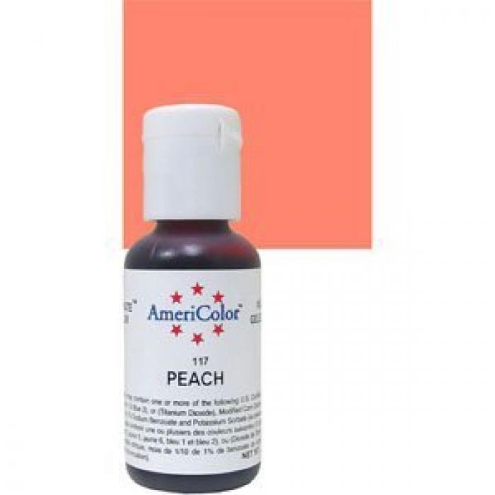 สีเจล อเมริคัลเลอร์ สีพีช AmeriColor 117 - PEACH 0.75oz 